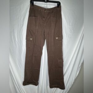 Metrostyle Brown Jeans Cargo Pockets Pants Jeans Size 6T